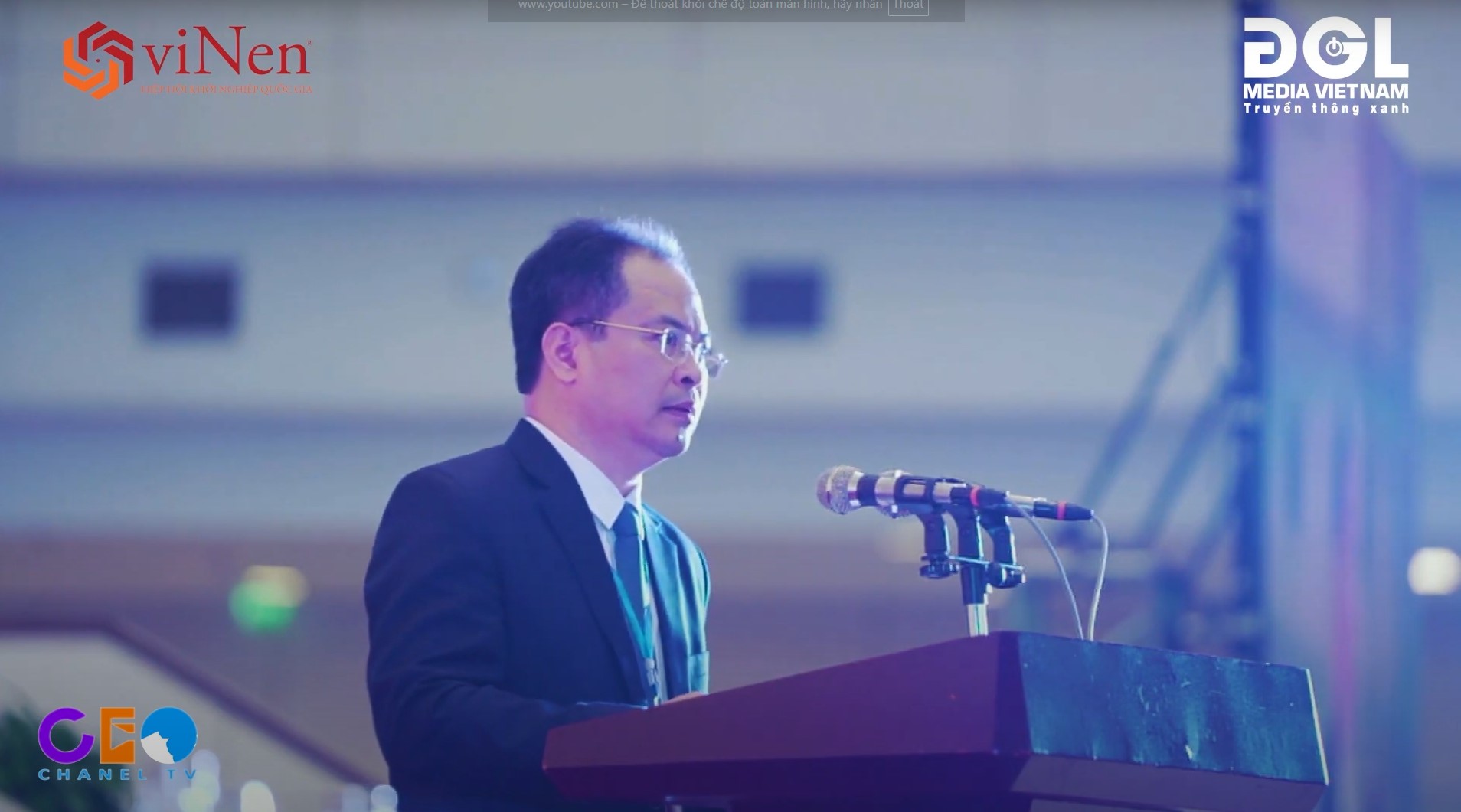 Ông Lại Vũ Hiệp, Phó Giám đốc Sở Du lịch tỉnh Lào Cai tại diễn đàn Du Lịch Quốc Gia 2023